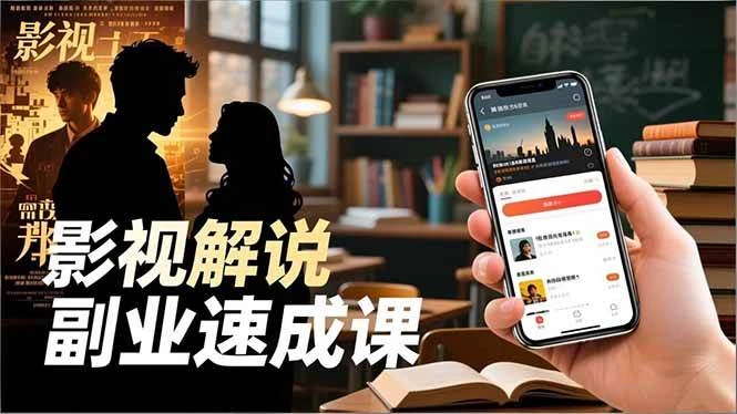 (16740期)Tk影视解说副业速成课,软件安装、全流程实操、爆款预设,新手两周变现-BOSS 课程