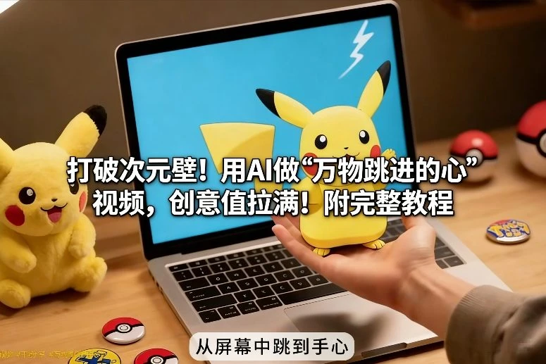 打破次元壁!用AI做【万物跳进手心】视频,创意值拉满!附完整教程 打破次元壁!用AI做【万物跳进手心】视频,创意值拉满!附完整教程