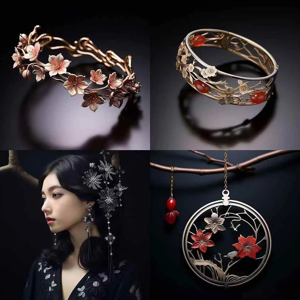 (17272期)460+专业Midjourney珠宝摄影AI提示词+成效果图,戒指/项链/耳环/手链/宝石/及奢侈配饰等全品类 (17272期)460+专业Midjourney珠宝摄影AI提示词+成效果图,戒指/项链/耳环/手链/宝石/及奢侈配饰等全品类