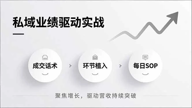 (16988期)私域业绩驱动实战,成交话术、环节植入、每日SOP,聚焦增长,驱动营收持续突破 (16988期)私域业绩驱动实战,成交话术、环节植入、每日SOP,聚焦增长,驱动营收持续突破