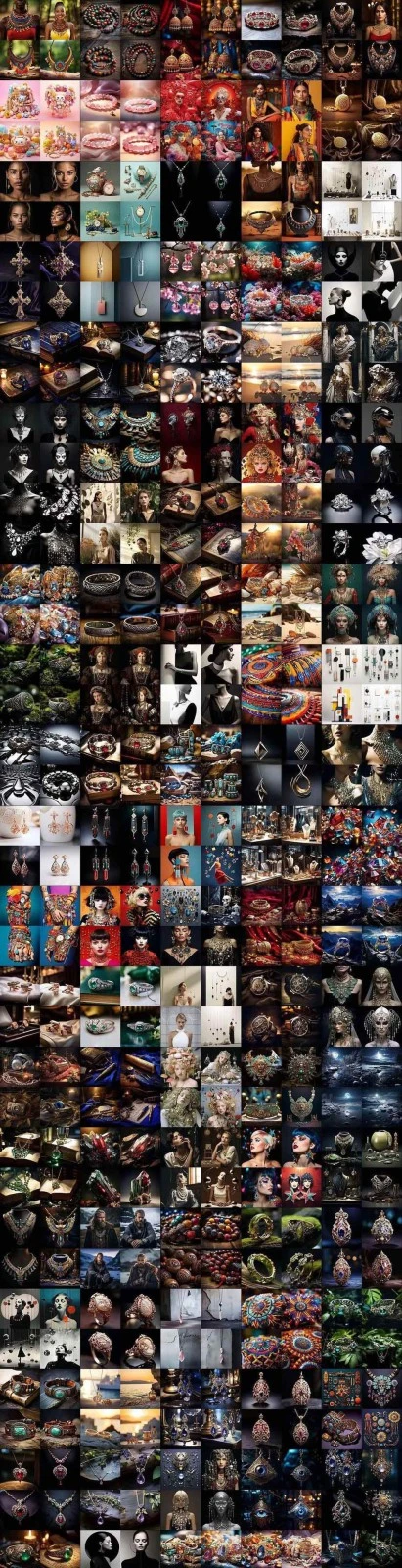 463个Midjourney珠宝摄影提示词：覆盖全品类珠宝，AI设计秒出专业效果-BOSS 课程