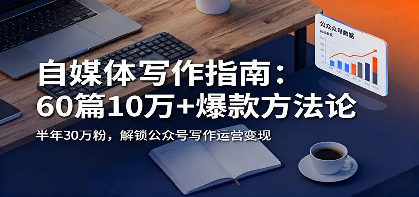 自媒体写作指南：60篇10万+爆款方法论，半年30万粉，解锁公众号写作运营变现-BOSS 课程