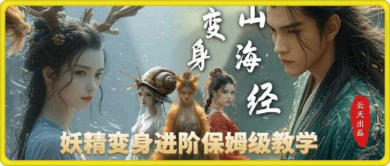 云天AI山海经变身视频教程,妖精变身进阶保姆级教学