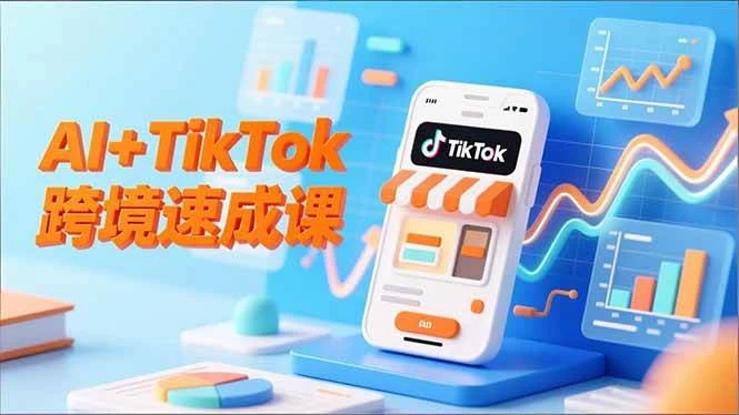 AI+TikTok跨境速成课，智能翻译、店铺定位、流程拆解，7天高效上线运营-BOSS 课程