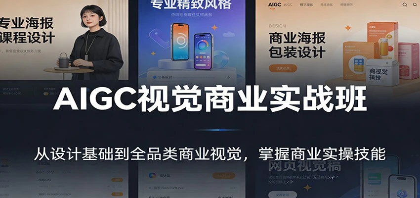 AIGC视觉商业实战班:从设计基础到全品类商业视觉,掌握商业实操技能-BOSS 课程
