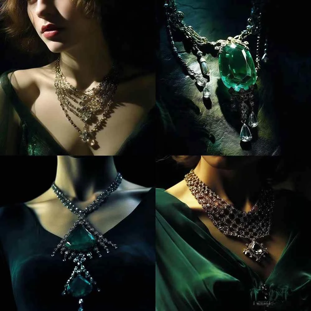 (17272期)460+专业Midjourney珠宝摄影AI提示词+成效果图,戒指/项链/耳环/手链/宝石/及奢侈配饰等全品类 (17272期)460+专业Midjourney珠宝摄影AI提示词+成效果图,戒指/项链/耳环/手链/宝石/及奢侈配饰等全品类