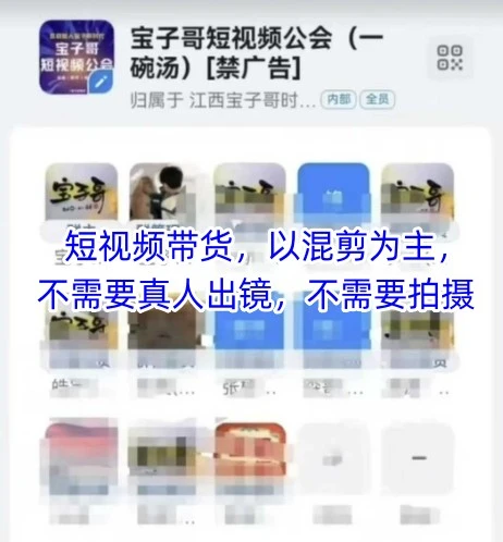 宝子哥头部团队短视频带货，以混剪为主，不需要真人出镜，不需要拍摄【更新26年1月】-BOSS 课程