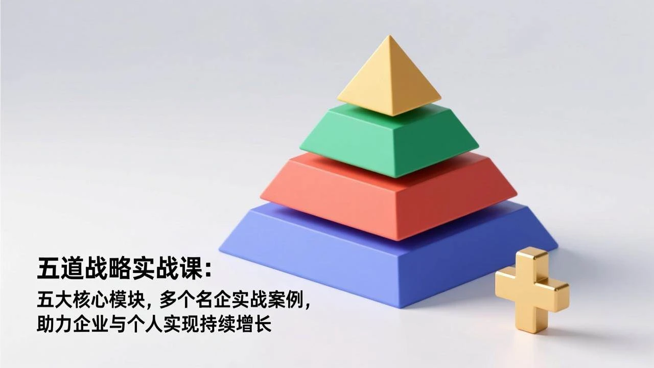 (17095期)五道战略实战课:五大核心模块,多个名企实战案例,助力企业与个人实现持续增长-BOSS 课程